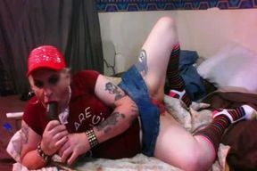 Milky Garbage Gay For BIG BLACK COCK