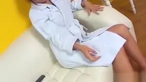 Creamy Mecumi Solo – Stiff Toy Fills Her Tight Pussy Deeply