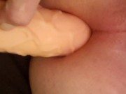 Slutty teen begs for her ass filled