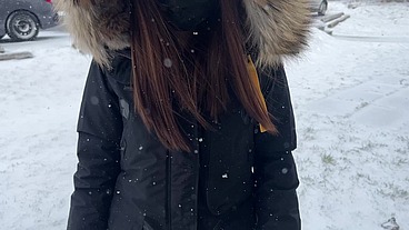 Sexy Pinay in Fur Jacket Gets Cum in Her Tight Pussy