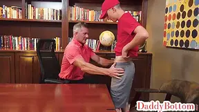 Daddybottom Barebacked By Skinny Top Twink In Office