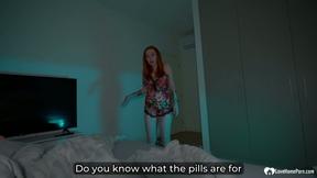 Step-Mom and Step-Son Hotel Bed Sex After Viagra