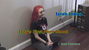Izrah Indica - Izzys First Porn Shoot 2nd Camera