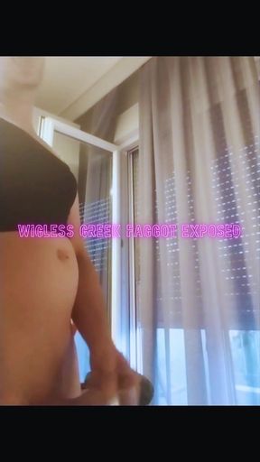 30yo faggot edging his shrimp virgin clitty