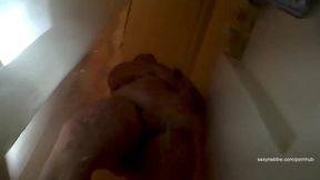 Sexy BBW Fat Belly Shower