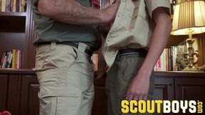 Scoutboys - Scout Gets Fingered And Cums For Older Scoutmaster