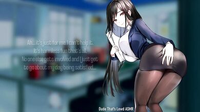 The Buttslut Secretary Can't Be This Lewd! (Anal ASMR)