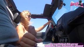 Adventurous German Milf Gives a Thrilling Car Experience While Driving