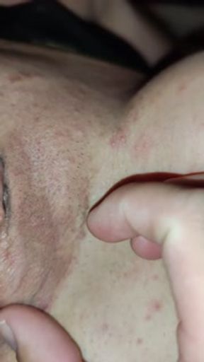 Watch her become DRIPPING WET - Close Up