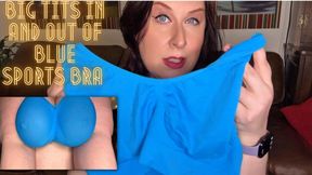 Big Tits In and Out of Blue Sports Bra 1080p