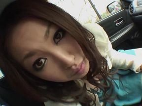 Kinky Youn Asian Fingers In The Passenger Seat Before Pov Head In The Car