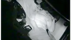 Passionate Amateur Couple Fucks Hotly In The Car Outside