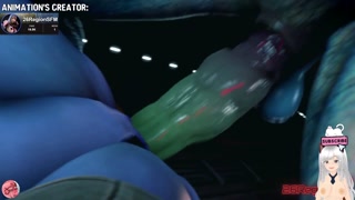 Monstrous cock deep penetration up to the balls to a big ass (26RegionSFM animation) - Jazziuu