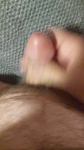 Enjoying my cock