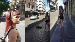 prostituta jovencit4 caminando por las calles de cordoba capital
