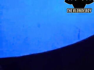 Cheating wife has sex in the pool with a stranger.