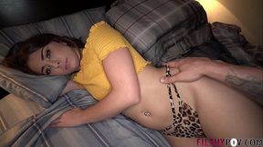 Step Daddy Makes Step Daughter Ava Feel Better with His Big Cock