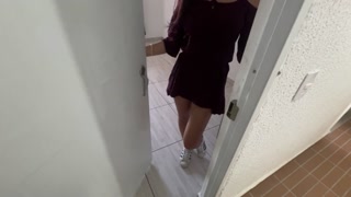 My neighbor asked me to help her fix her POV pipe. I ended up filling it with milk.