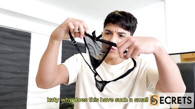 My stepson caught me in my panties and fucked me raw