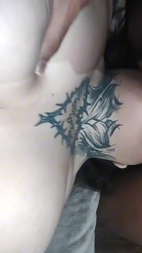 Creampie for my stepsister's chubby ass after she ate my whole cock   Clip 1