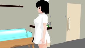 Seductive MILF Boss Gets Squirted In Anime Big-Cock Creampie Scene