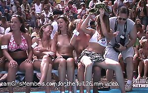 Exhibitionist Milf Wet T-shirt Contest At A Nudist Resort