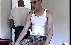 Straight seduced guy jerked by gay dude