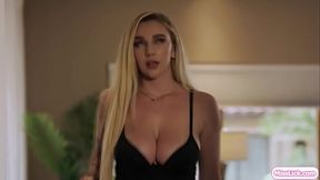 Petite babes satisfying their big tits lesbian best friend