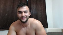 Cute Model Strokes Himself to a Big Cumshot