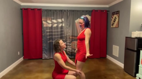 Lovers exchange Valentine