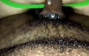 Riding  a huge black Dick POV