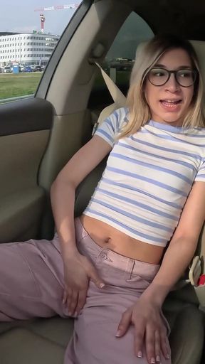 Meganlove Farting and Squirting Agony in My Car