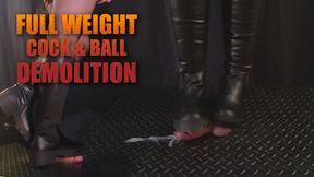 Cock and Balls Demolition in Urban Riding Boots (Edited Version)  - TamyStarly - Bootjob, Shoejob, Ballbusting, CBT, Trample, Trampling, High Heels