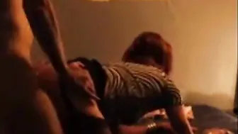 French Crossdresser Takes Big Cock in Amateur Anal Session