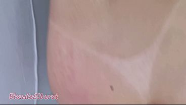 MILF blonde gets a surprise ass-fuck in the service area