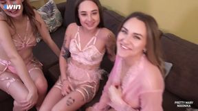 Foursome Sex with Dick in a Package - Hot Babe Best Porn 2023