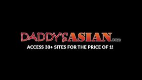 Mature geezer sticks his dick in Asian twinks tight ass