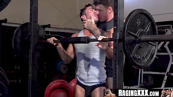 RagingXXX.com - Post-workout passion turns into a gay anal fuck fest