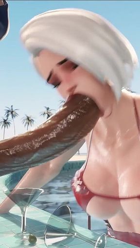 Nyl Intense Hardcore Beach Sex: Hot Vacation Slut Passionately Fucked and Swallowing Cum
