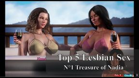 top 5 - best lesbian sex scenes in video games compilation ep.2