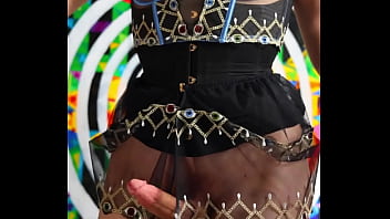 Surreal lingerie jerk off