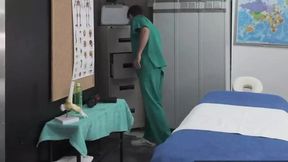 Natural Big Tits Latina Fucked by Horny Masseuse Gets Cumshot Inside