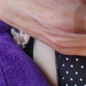 Morning Cigarette and Creamy Milf Pussy Play