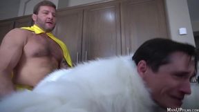 Muscle Colby Together With Tony Bareback Yoga