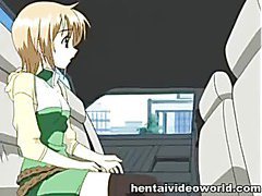 Taxi driver punishing teen anime scenes