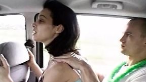 French couple fucked in the woods, vintage style