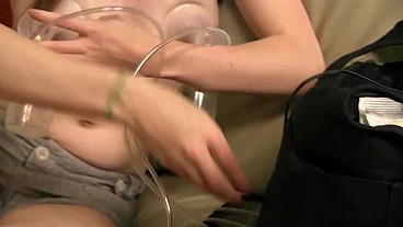 Jerking off to lactating Lara Brookes - Jerk Off Instructions