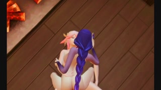 The Bathhouse| Raiden Shogun x Yae Miko| Genshin Impact