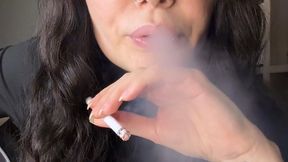 quick smoke before duty