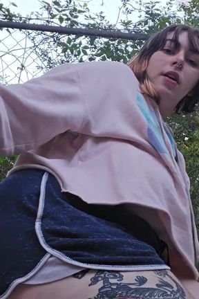 Smoking and Teaseing My Neighbors